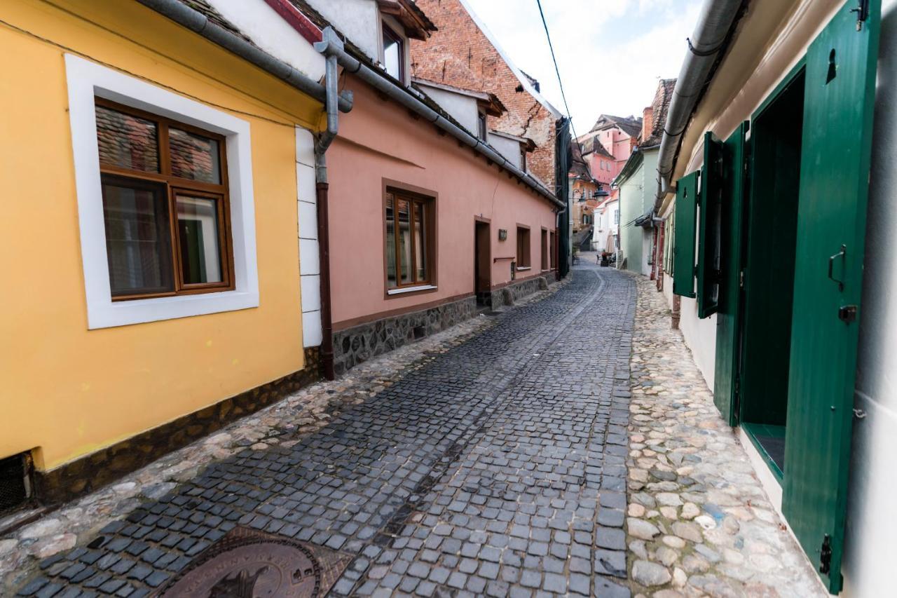 Charming Studio Ideal For Getaways Or Workations In Sibiu'S Medieval City Center Eksteriør billede